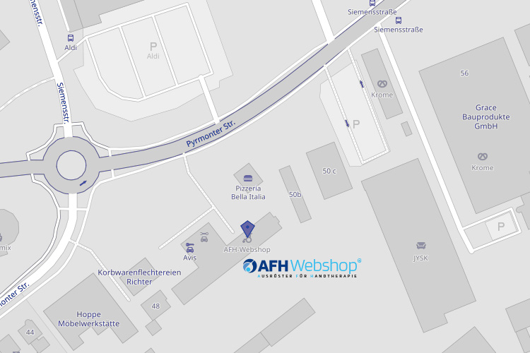 Anfart zum AFH Webshop