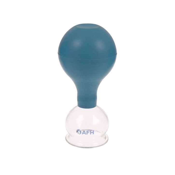 AFH Schröpfglas mit Ball Spezial | Ø 48mm | Blau