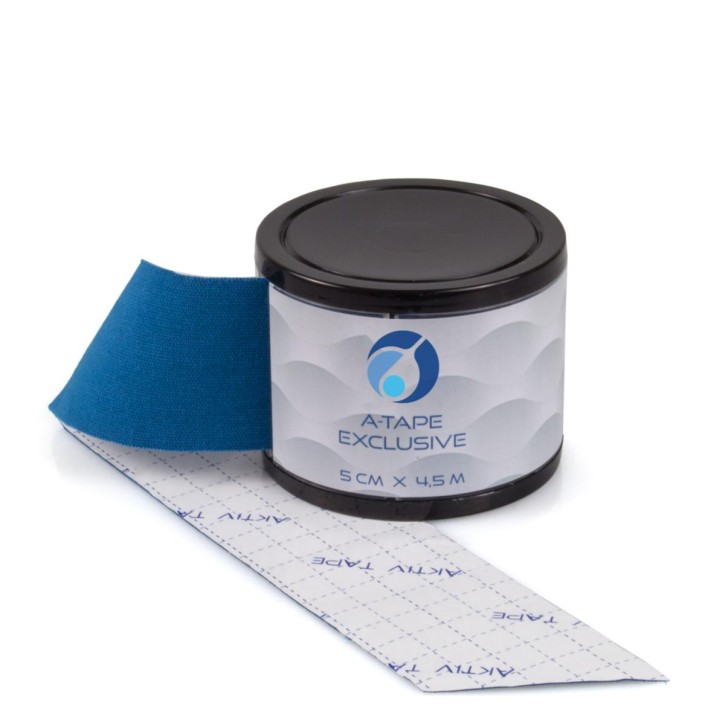 A-Tape Exclusive | Kinesiologie Tape 5,0 cm x 4,5 m | blau