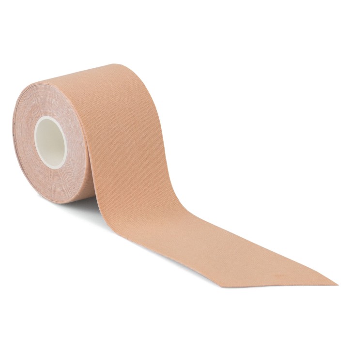 Elastisches Tape | Kinesi Tape | Wellness Tape | 5,0 cm x 5 m | beige | MHD erreicht