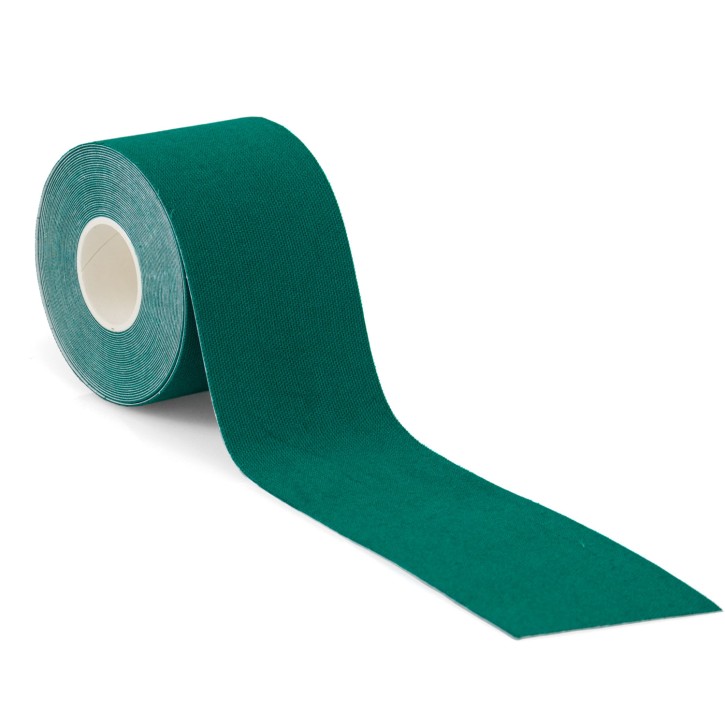 Elastisches Tape | Kinesiologie Tape 5,0 cm x 5 m | grün | MHD erreicht