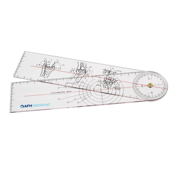 AFH Winkelmesser | Goniometer aus Acryl | Deluxe Line | Typ 2.0