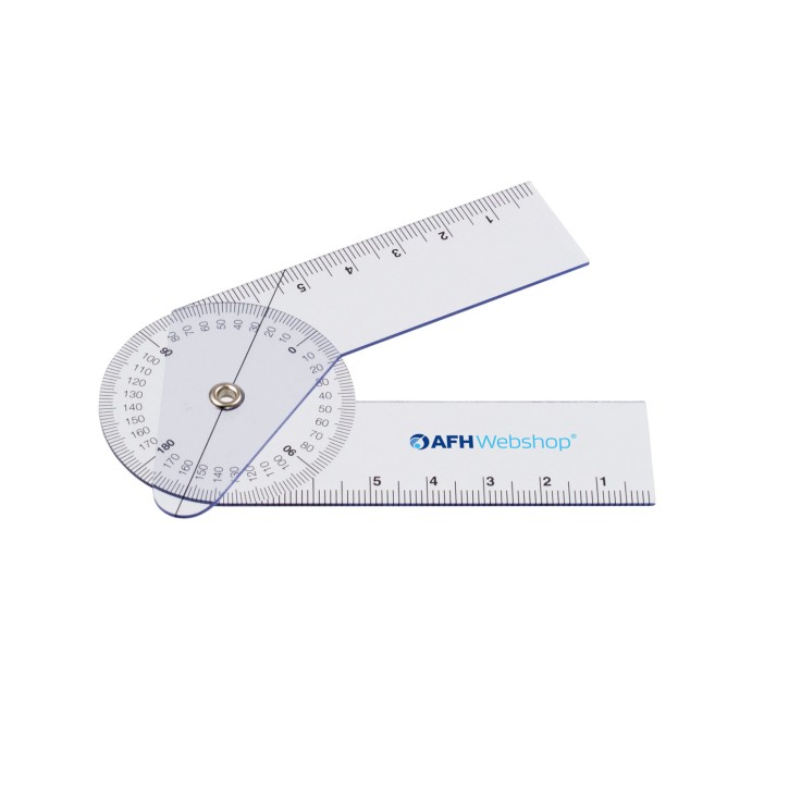 AFH Winkelmesser | Goniometer aus Kunststoff | Typ 6.0