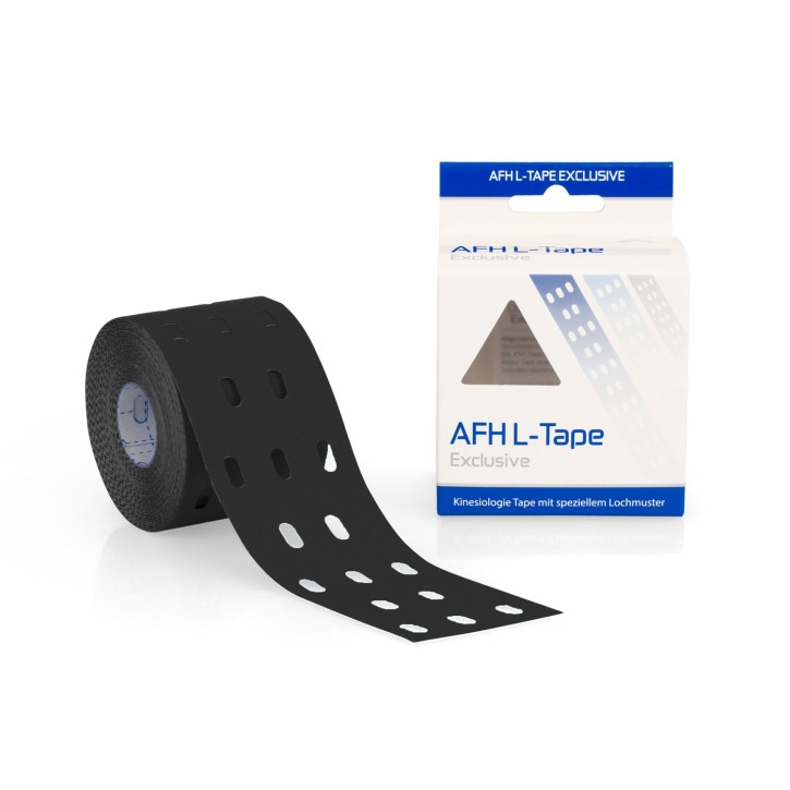 AFH L-Tape | 5,0 cm x 5 m | schwarz | MHD 03/2022