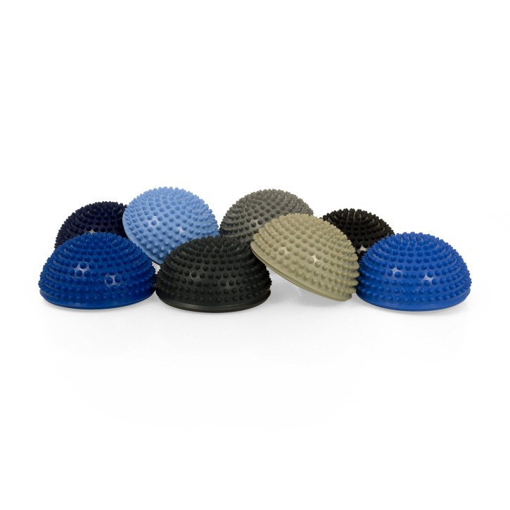 TheraPIE Balance Igel Premium Soft ca. Ø 16 cm | Blaue Variante | High Quality | 8er Set + Pumpe