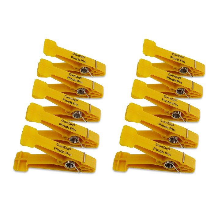 Ersatzklammern für Finger Pinch Exercisers | 10 Stück | Farbe: gelb