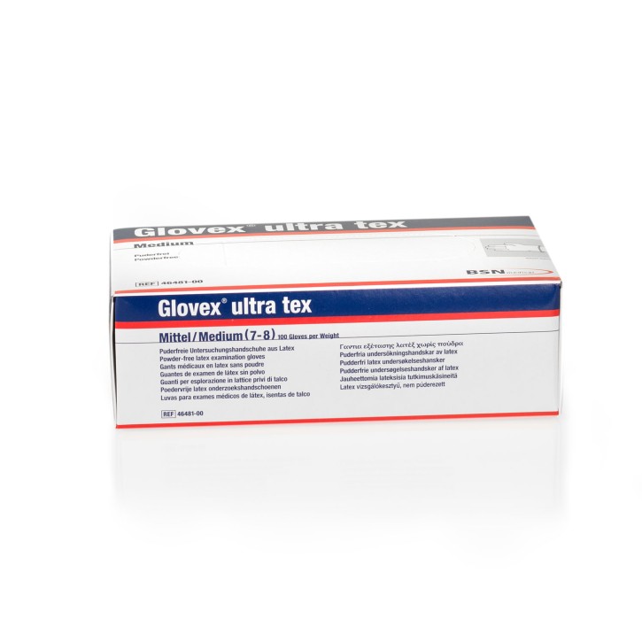 Glovex® ultra tex | Untersuchungshandschuhe aus Latex | 100 Stück