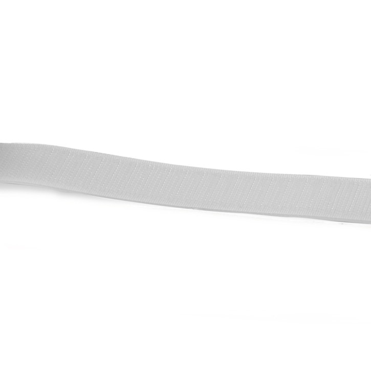 Hakenband | selbstklebend | Breite: 25 mm | Länge: 25 m | weiß