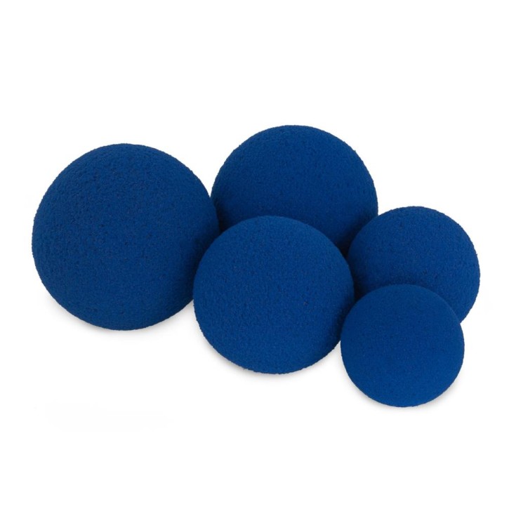 5er Set AFH Schaumstoffbälle Deluxe ohne Beschichtung blau
