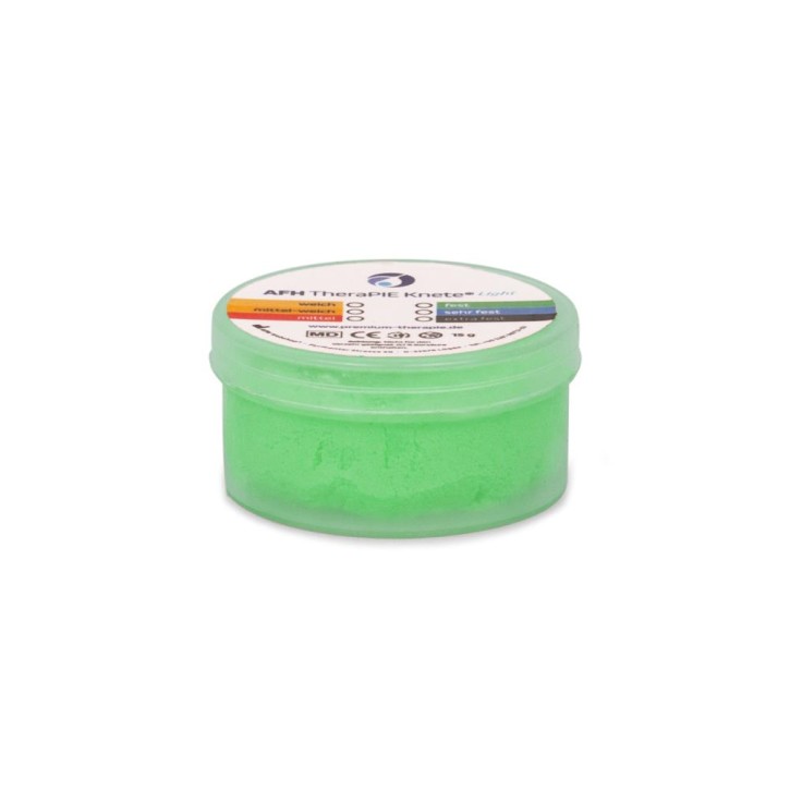 AFH TheraPIE Knete® Light MINI | 15 g | fest = grün