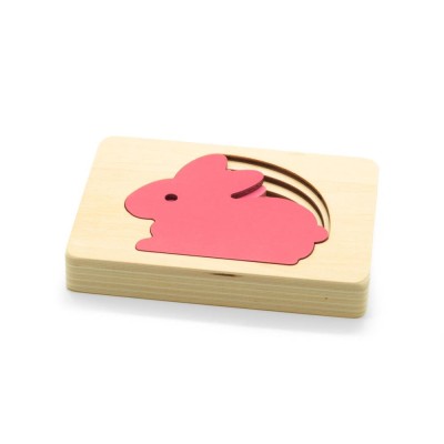 3D Puzzle Multi Holz | Hase