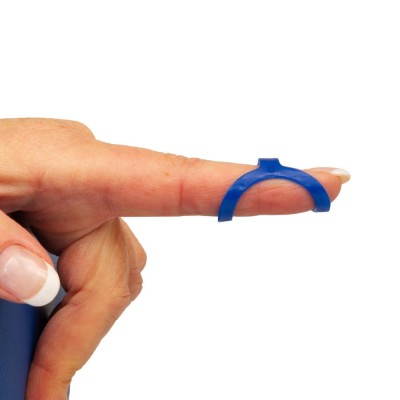 AFH Multi Splint® Set | Finger Splint | großes Set | blau | Gratisbeilage: AFH Maßband