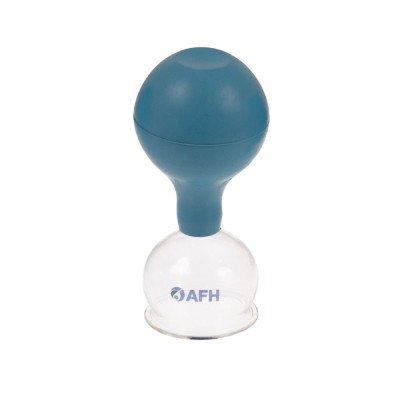 AFH Schröpfglas mit Ball Spezial | Ø 54mm | Blau
