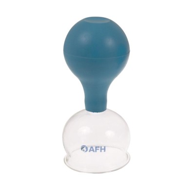 AFH Schröpfglas mit Ball Spezial | Ø 62mm | Blau