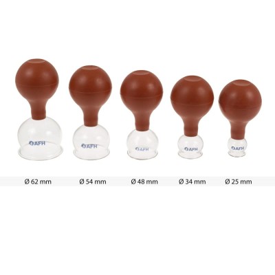 AFH Schröpfglas mit Ball Spezial | Farbauswahl und Größenauswahl
