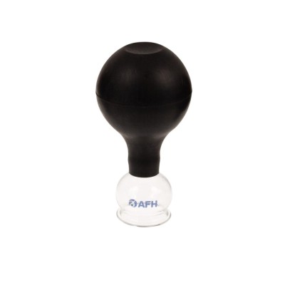 AFH Schröpfglas mit Ball Spezial | Ø 34mm | Schwarz