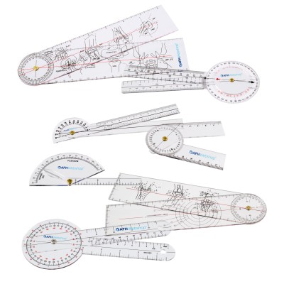 AFH Winkelmesser | Goniometer aus Acryl | Deluxe Line