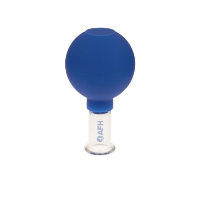 AFH Schröpfglas mit Ball Premium | Ø 25mm | Blau