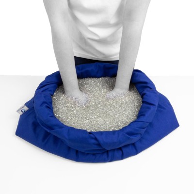 AFH Sensorik Glas Beans aqua blau 15,0 kg mit Cotton Bag Premium