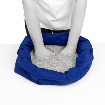 AFH Sensorik Glas Beans transparent matt 5,0 kg mit Cotton Bag Dynamik