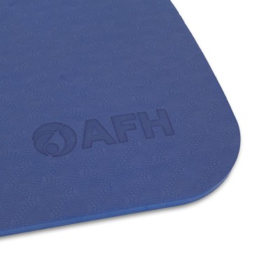 AFH Sport- und Gymnastikmatte 183 x 61 x 1,5 cm | blau