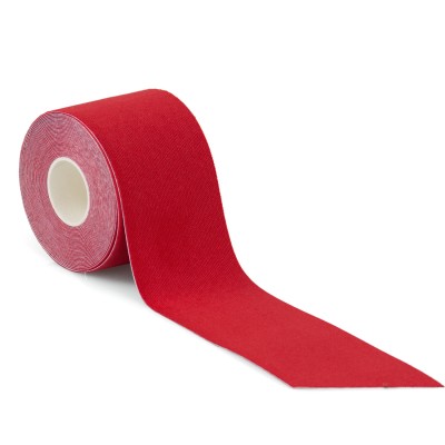 Elastisches Tape | Kinesi Tape | Wellness Tape | 5,0 cm x 5 m | rot | MHD erreicht