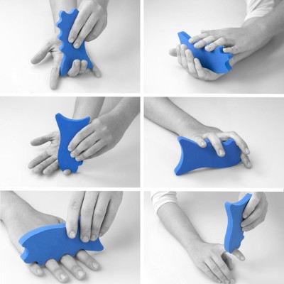 3er Spar-Set: AFH Finger-Fix Mobilizer | schwarz, hellblau und blau