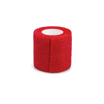 AFH Fixierbinde elastisch | 5 cm x 4,5 m | rot