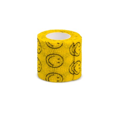 AFH Fixierbinde elastisch | 5 cm x 4,5 m | smiley gelb