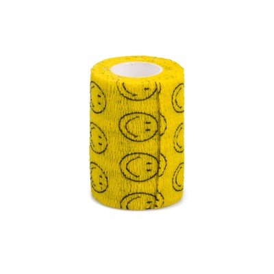 AFH Fixierbinde elastisch | 7,5 cm x 4,5 m | smiley gelb