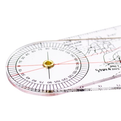 AFH Winkelmesser | Goniometer aus Acryl | Deluxe Line | Typ 1.0
