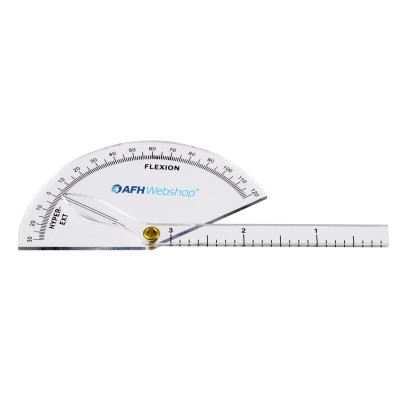 AFH Winkelmesser | Goniometer aus Acryl | Deluxe Line | Typ 3.0