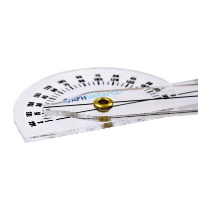 AFH Winkelmesser | Goniometer aus Acryl | Deluxe Line | Typ 4.0