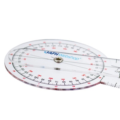 AFH Winkelmesser | Goniometer aus Acryl | Deluxe Line | Typ 7.0