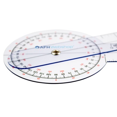 AFH Winkelmesser | Goniometer aus Kunststoff | Typ 7.0