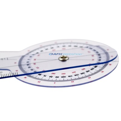 AFH Winkelmesser | Goniometer aus Kunststoff | Typ 8.0