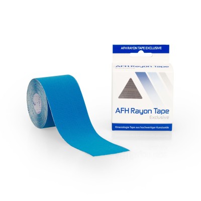 AFH Rayon Tape Sports Exclusive | Kunstseide 5,0 cm x 5 m | blau
