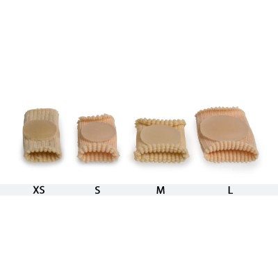 AFH Silikon Zehenschutz Mini mit Gel Kissen | Druckschutz | 10er Pack in verschiedenen Größen