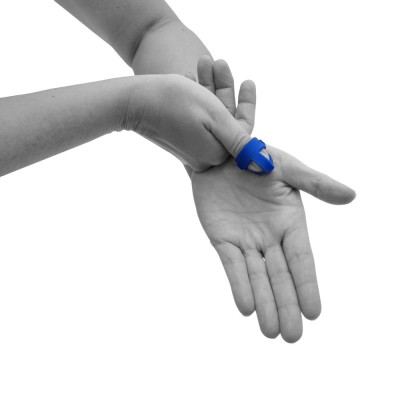 Magic Thumb Massager | Daumen Massage Aufsatz | dunkelblau