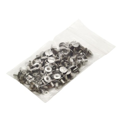 Aluminium Schrauben und Gewindenieten | ca. 6,4 mm | je 50 Stück pro Pack (insgesamt 100 Teile)