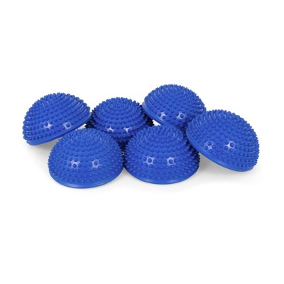 TheraPIE Balance Igel Premium Soft | Blaue Variante ca. Ø 16 cm | 6er Set + Pumpe | blau