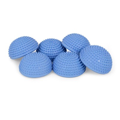 TheraPIE Balance Igel Premium Soft | Blaue Variante  ca. Ø 16 cm | 6er Set + Pumpe | hellblau