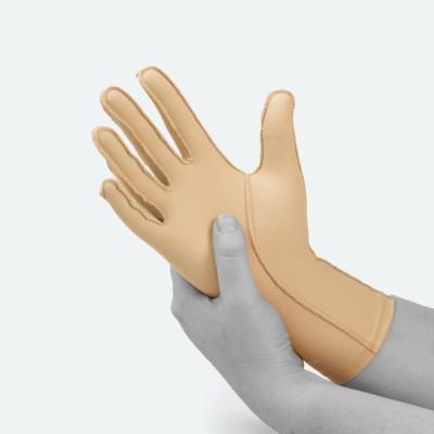 EDEMA Light | FullFinger | Ödem Handschuh | S | beige