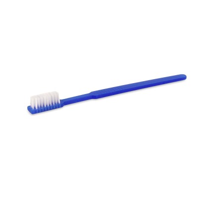 Einmal-Zahnbürsten mit Zahnpasta | Blau | 100 Stück | MHD erreicht
