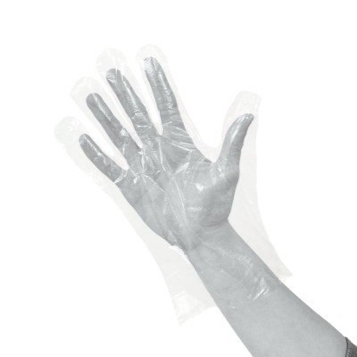 PE-Handschuhe Transparent | 100 Stück | transparant