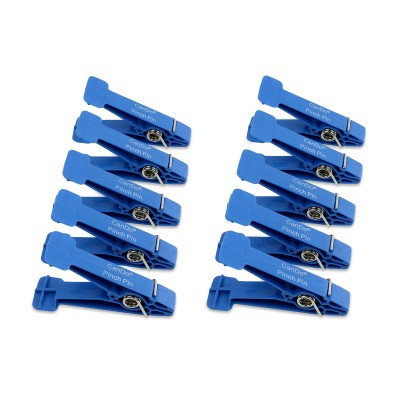 Ersatzklammern für Finger Pinch Exercisers | 10 Stück | Farbe: blau