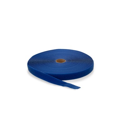 Flauschband | Breite: 25 mm | Länge: 25 m | blau