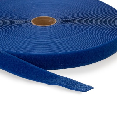 AFH Flauschband | Breite: 25 mm | Länge: 25 m | blau