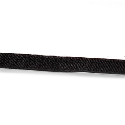Hakenband selbstklebend 25 mm x 25 m | schwarz