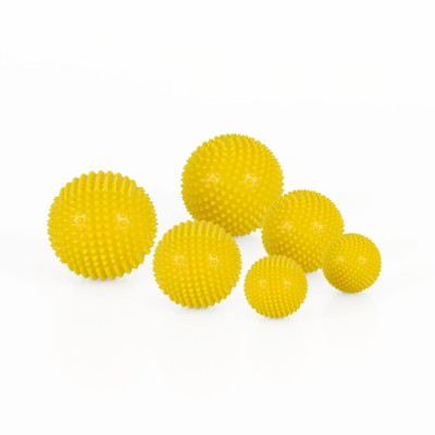 Magnet Akupunktur Massage Kugeln | 3 x 2er Set (3 Größen) | gelb